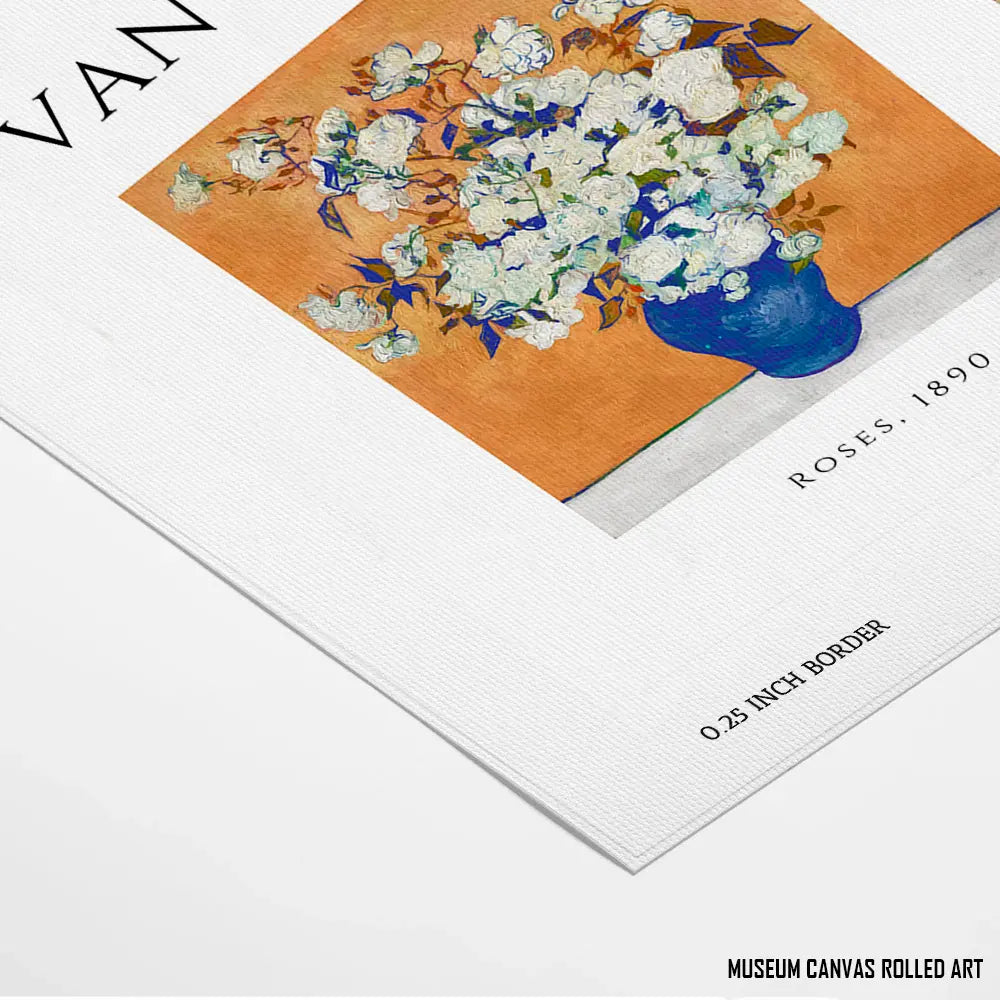 Roses (1890) by Vincent van Gogh