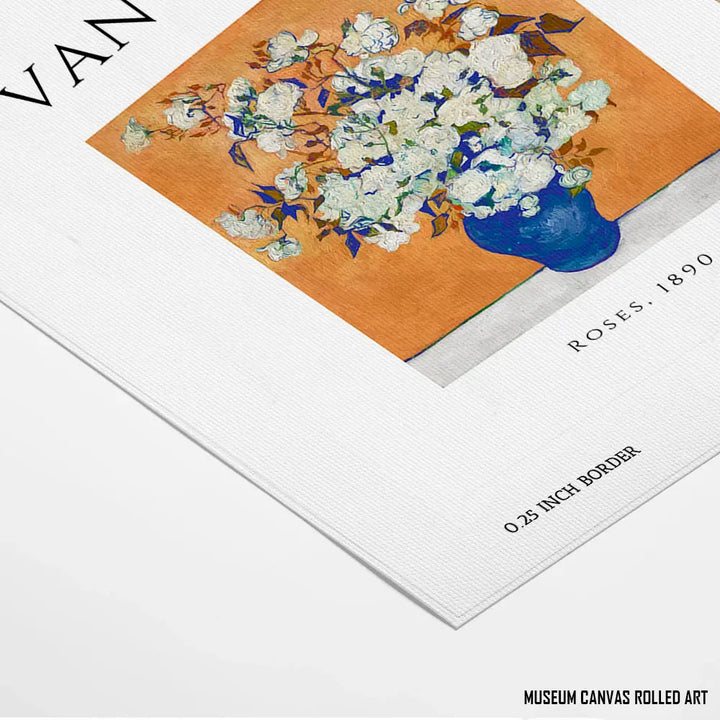 Roses (1890) by Vincent van Gogh