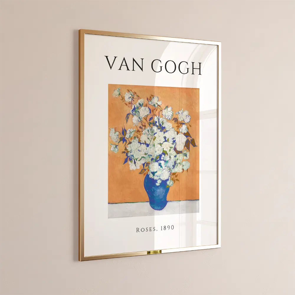 Roses (1890) by Vincent van Gogh