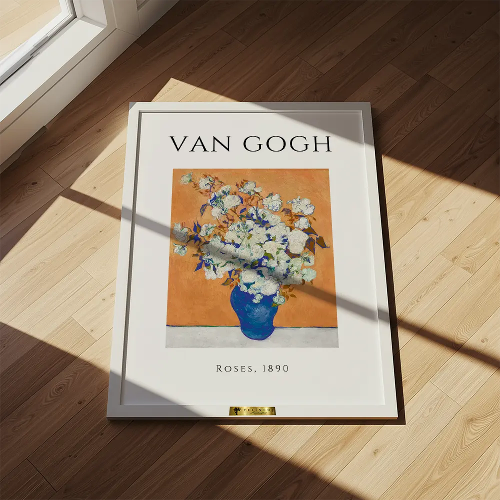 Roses (1890) by Vincent van Gogh