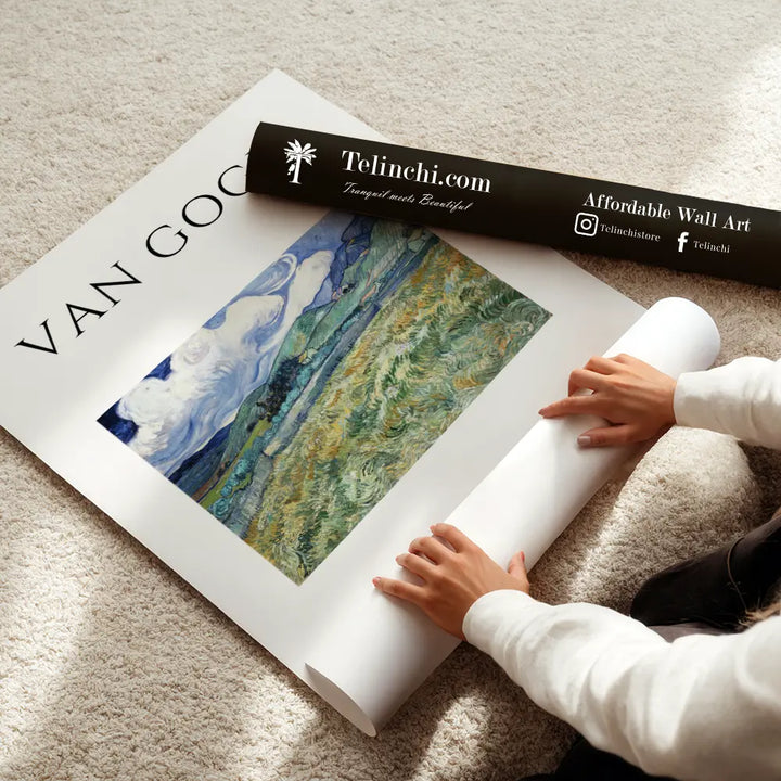 Saint Pauls View By Vincent van Gogh