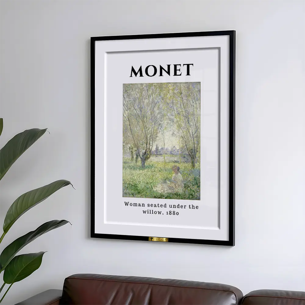 Woman Under the Willow, Claude Monet Art Painting