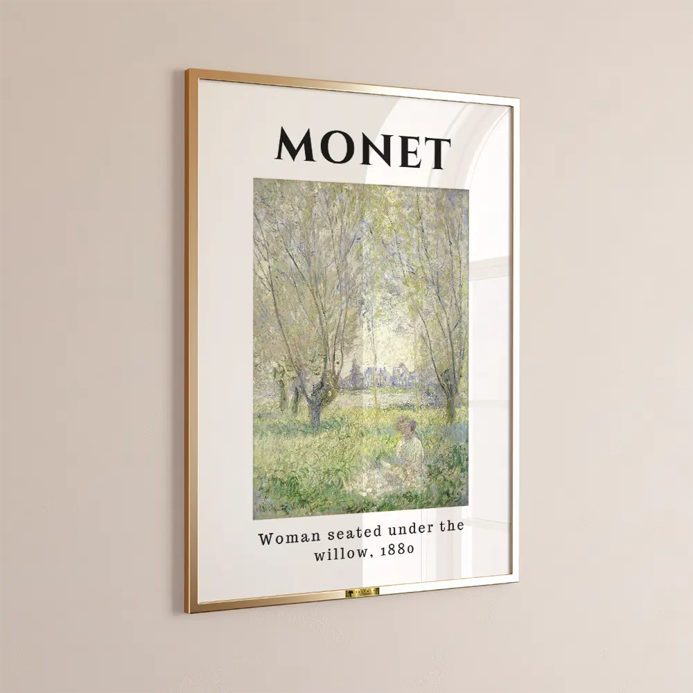 Woman Under the Willow, Claude Monet Art Painting