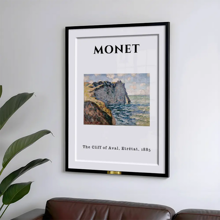 The Cliff of Aval, Claude Monet Popular Painting