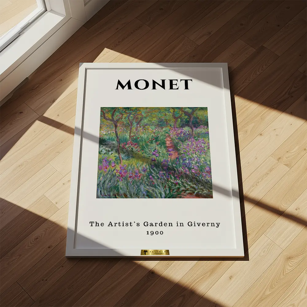 Artists Garden in Giverny, Claude Monet Popular Painting