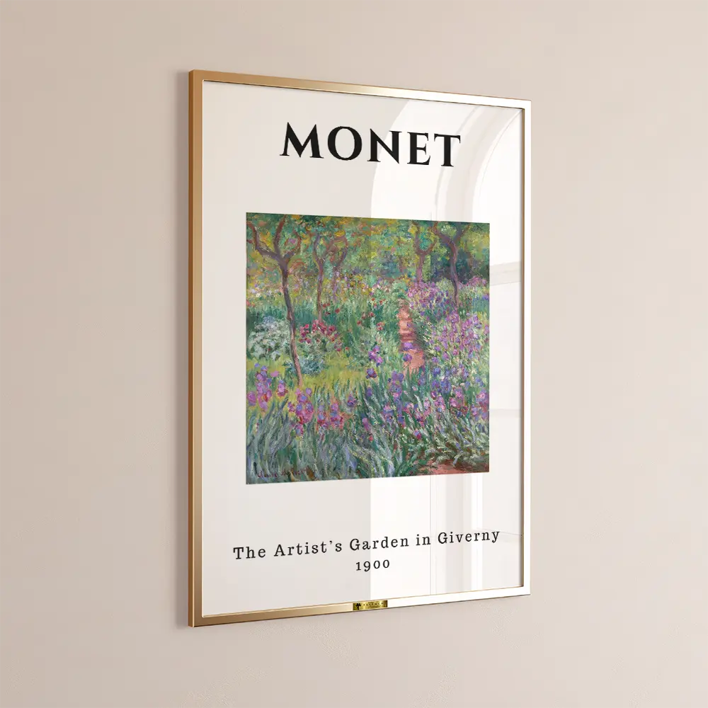 Artists Garden in Giverny, Claude Monet Popular Painting