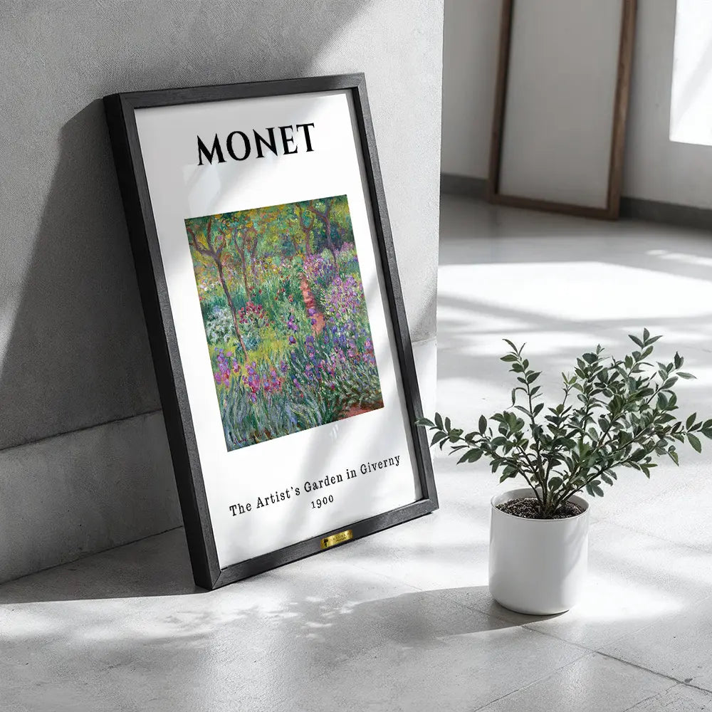Artists Garden in Giverny, Claude Monet Popular Painting