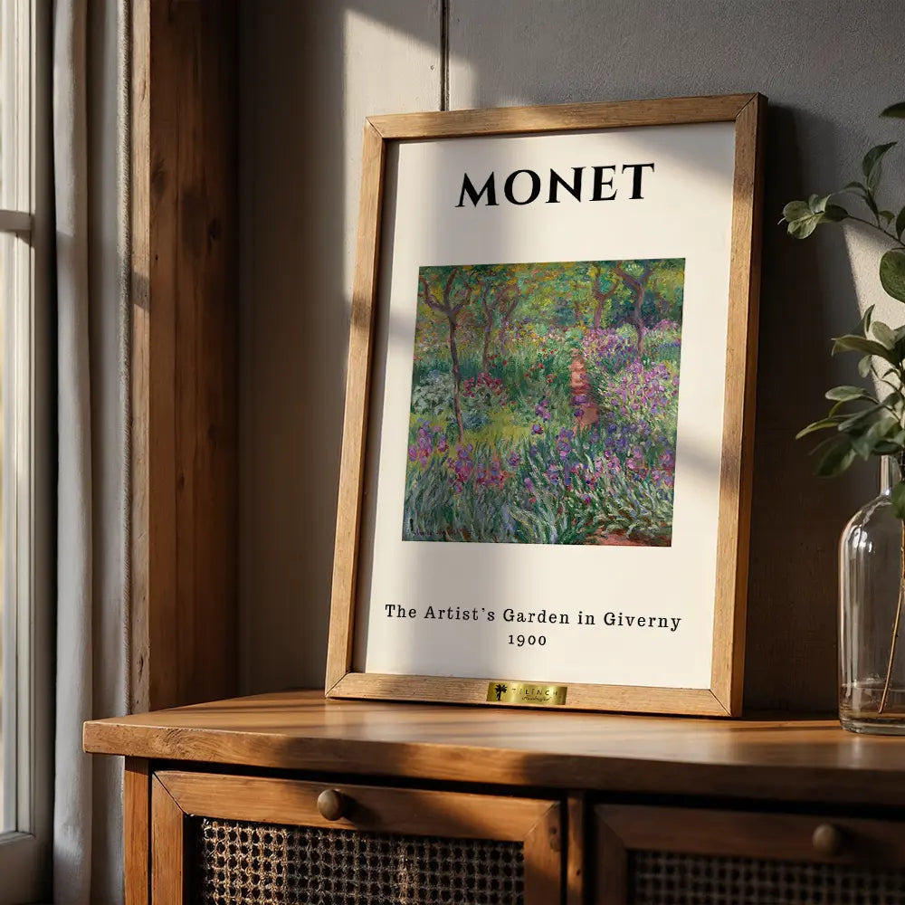 Artists Garden in Giverny, Claude Monet Popular Painting