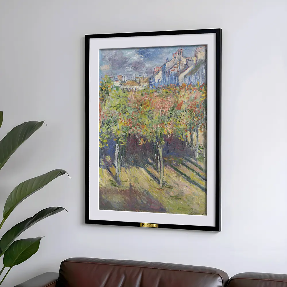 The Lindens of Poissy by, Claude Monet Popular Painting