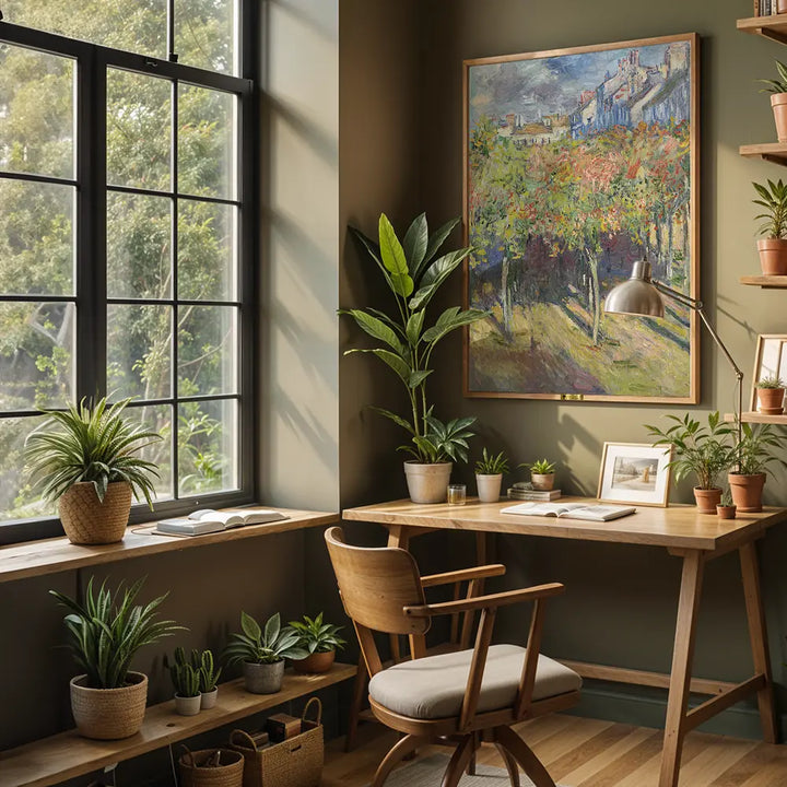 The Lindens of Poissy by, Claude Monet Popular Painting