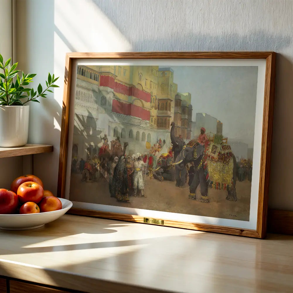 Elephants in a Festive Parade