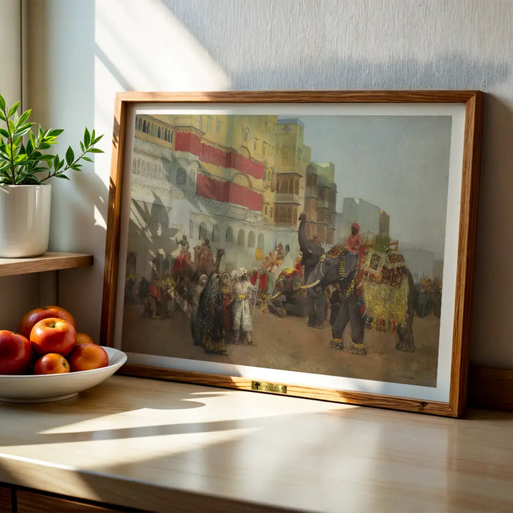 Elephants in a Festive Parade