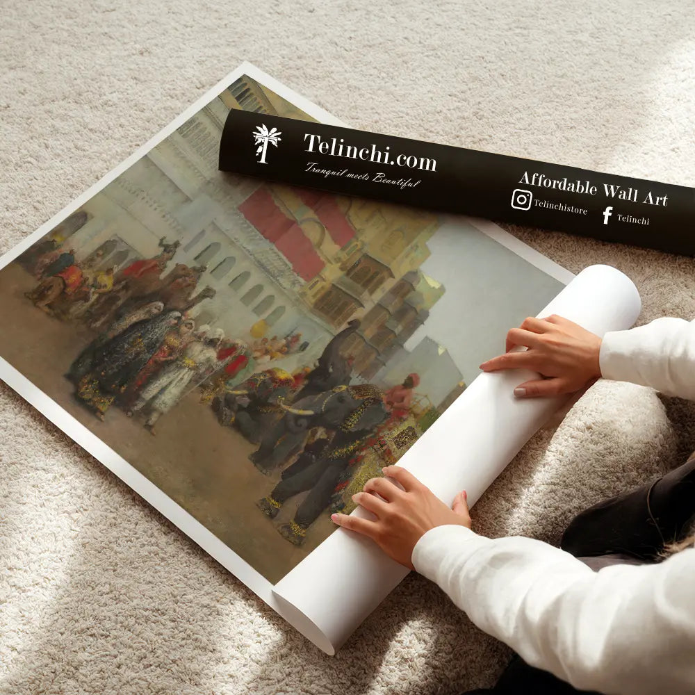 Elephants in a Festive Parade