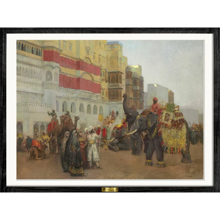 Elephants in a Festive Parade