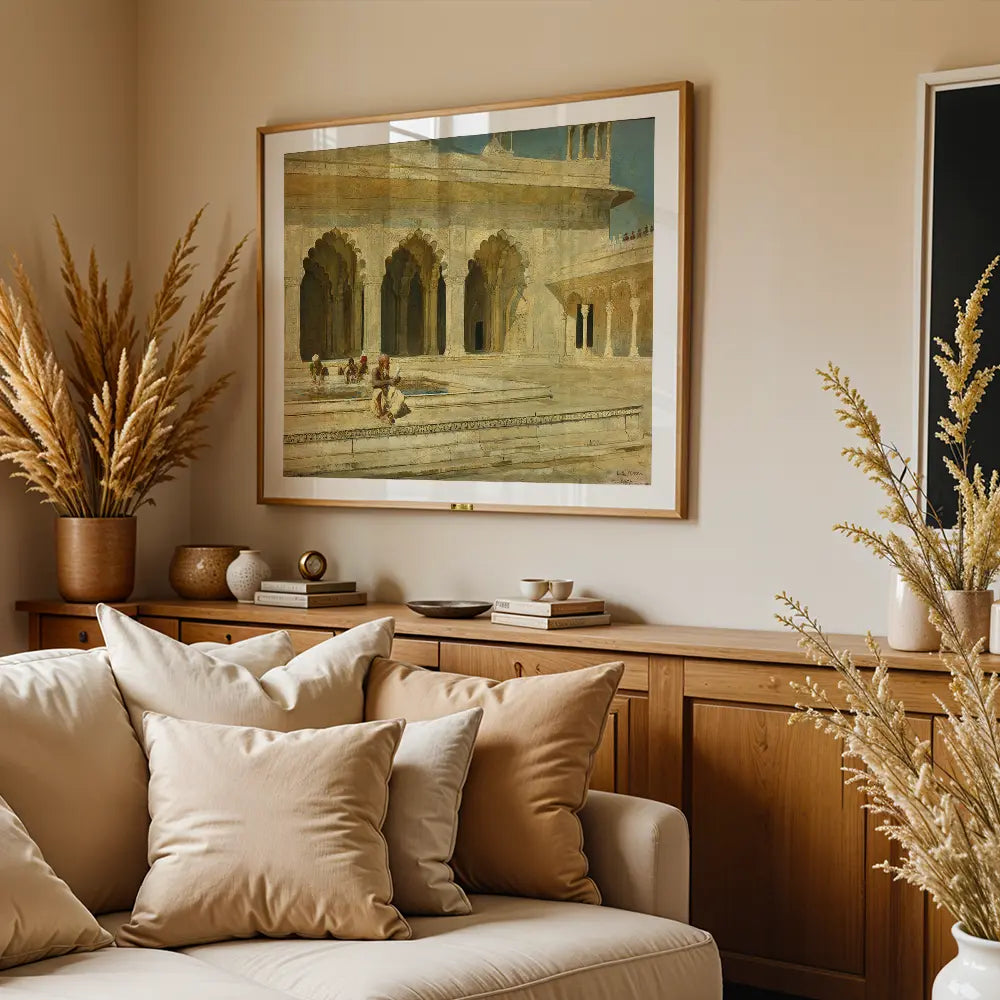 A Quiet Morning in the Courtyard