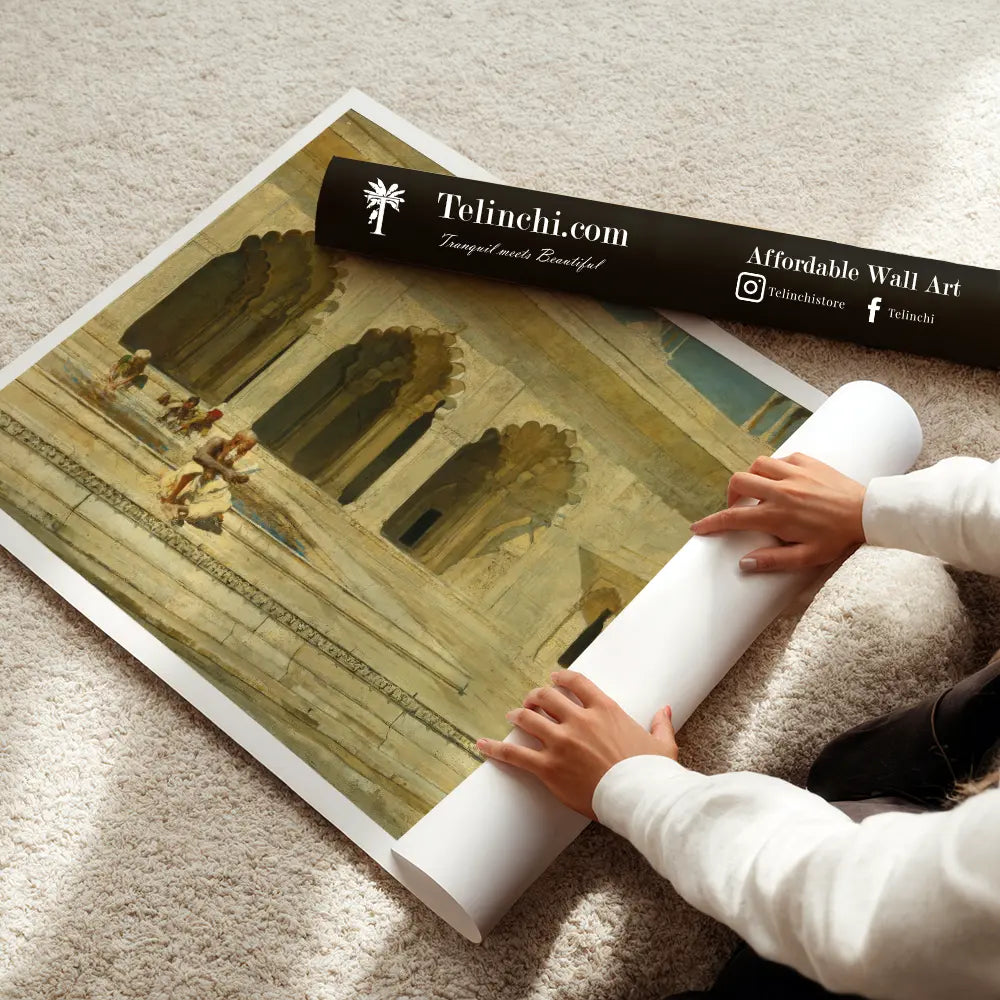 A Quiet Morning in the Courtyard