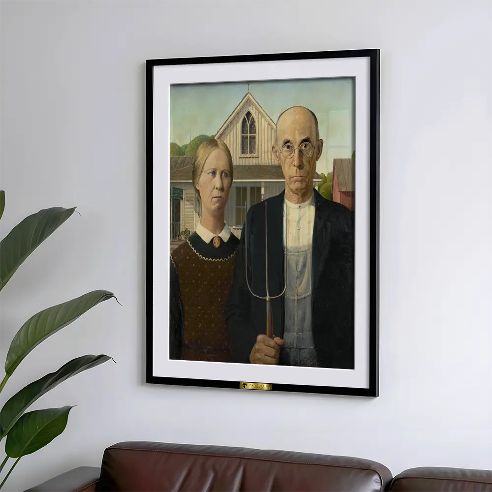 American Gothic by Grant Wood