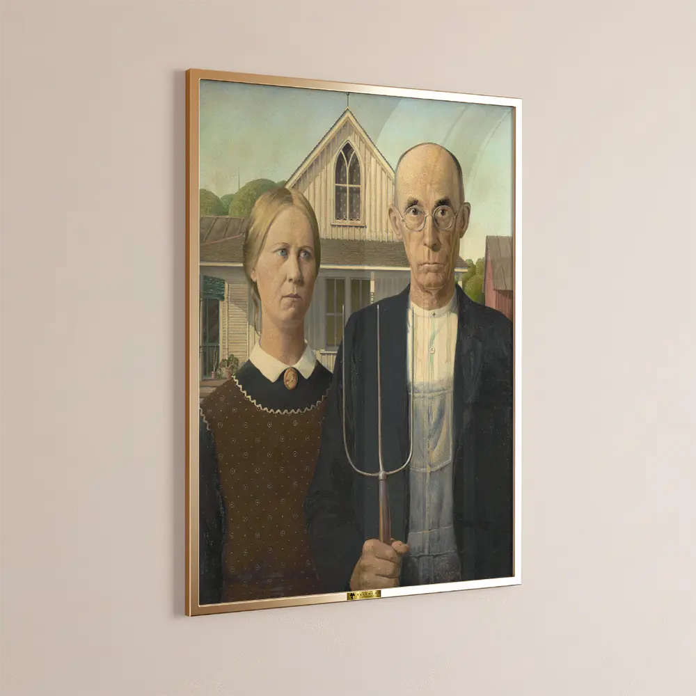 American Gothic by Grant Wood