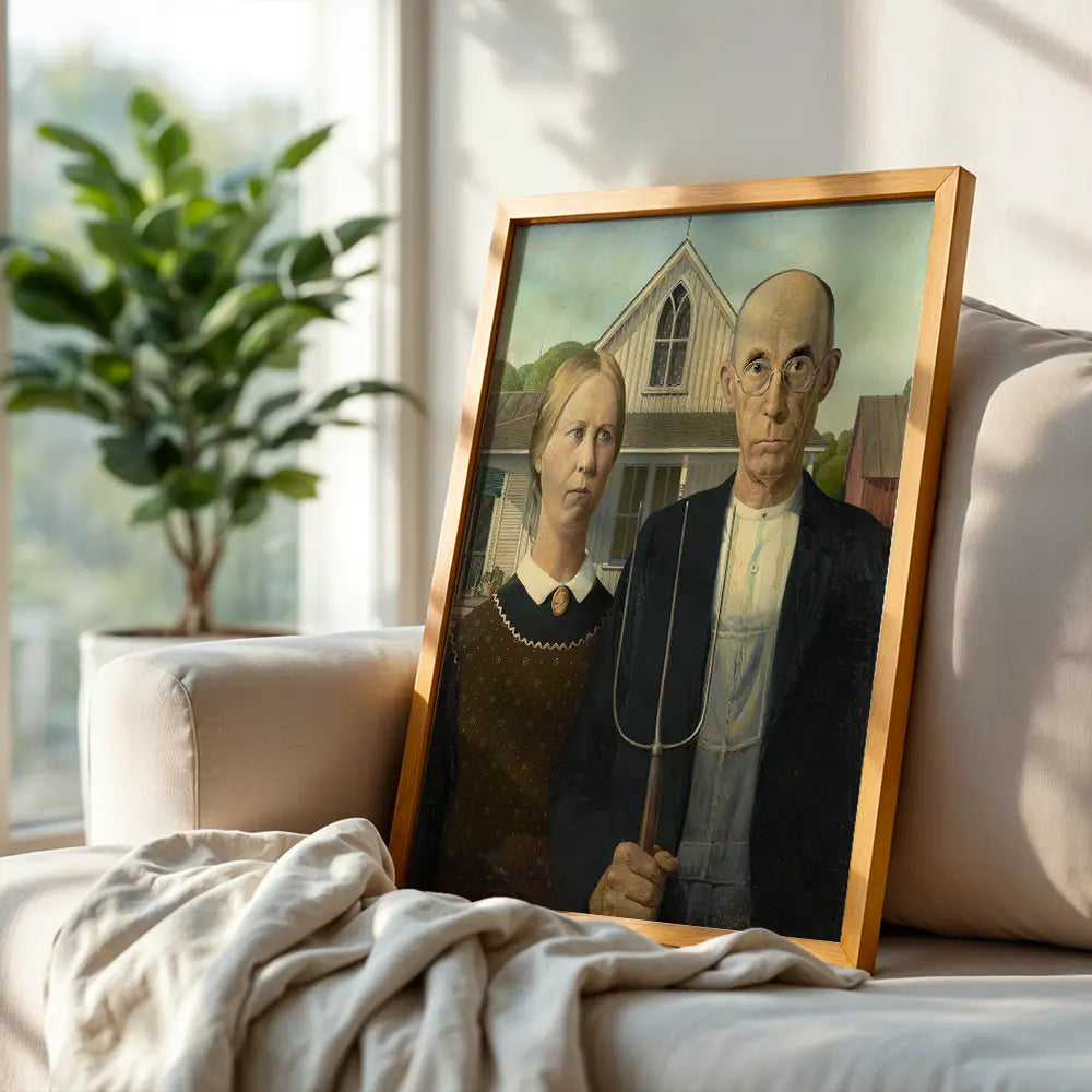American Gothic by Grant Wood