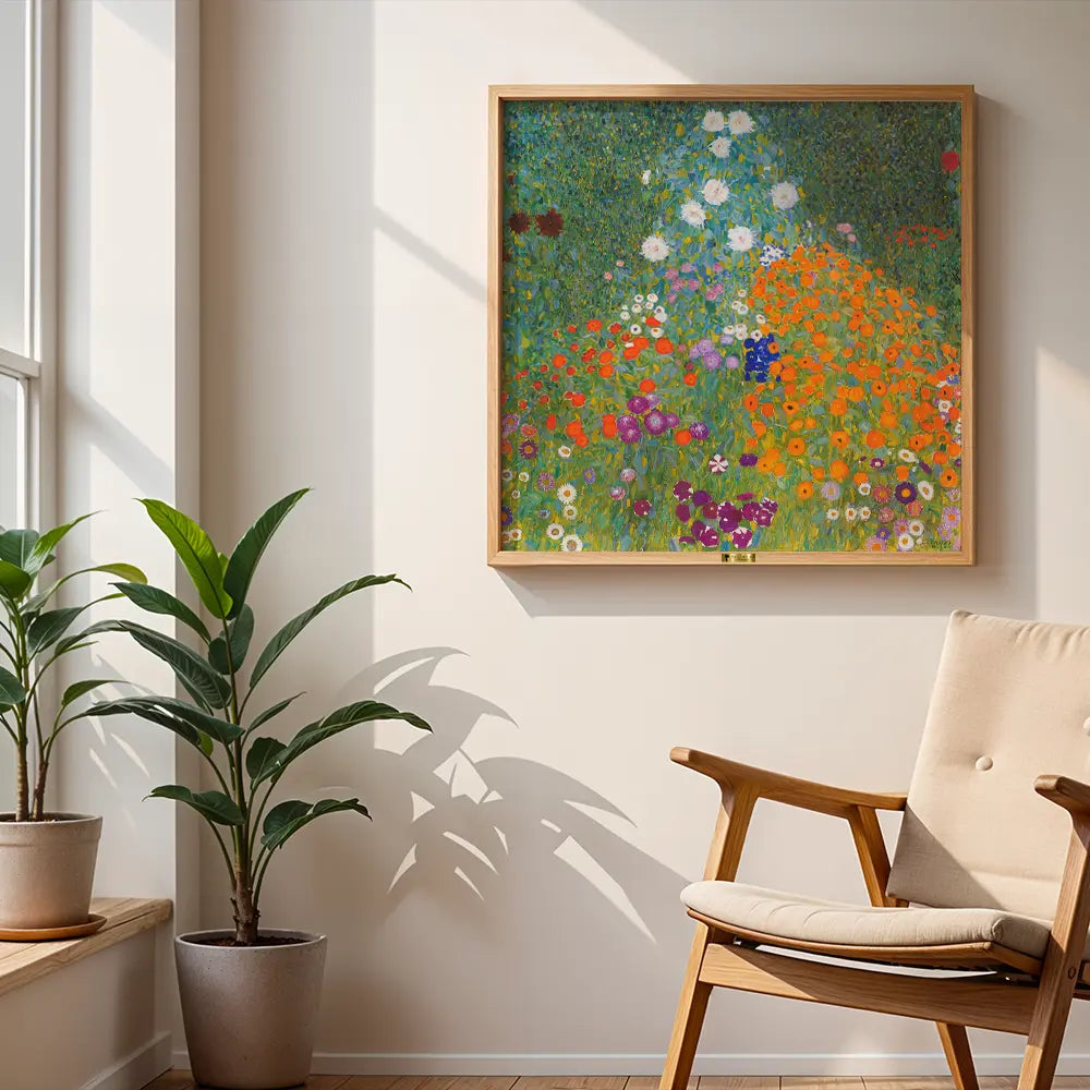 Flower Garden by Gustav Klimt