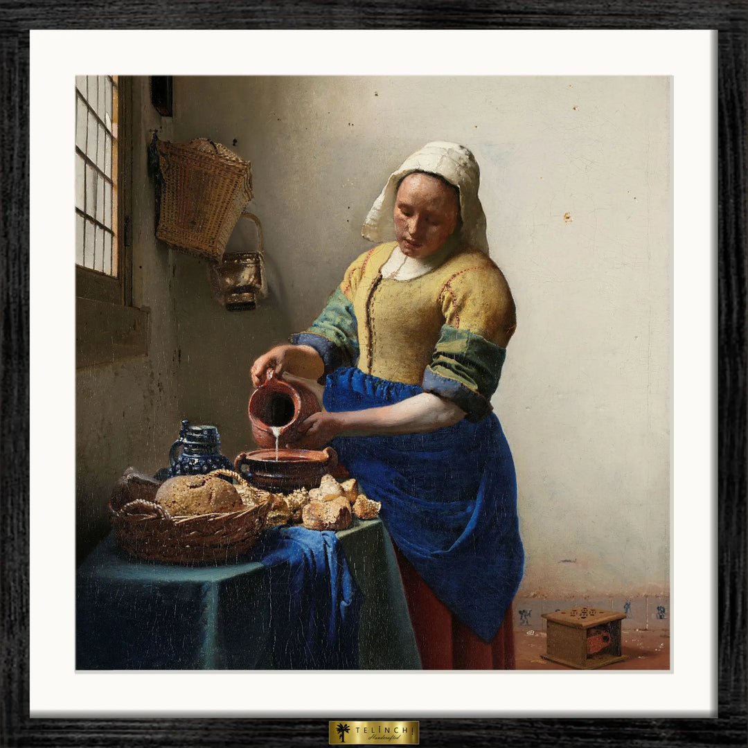 The Milkmaid by Johannes Vermeer