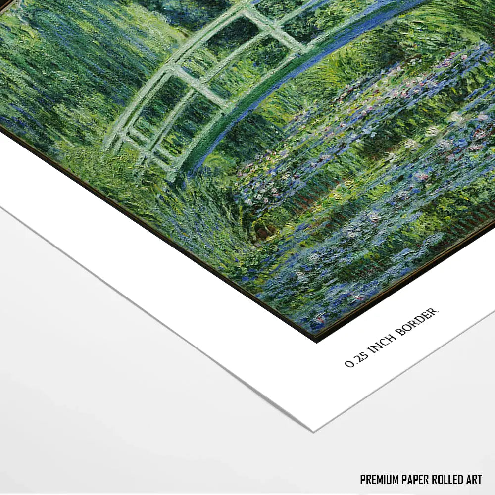 The Japanese Bridge by, Claude Monet Painting