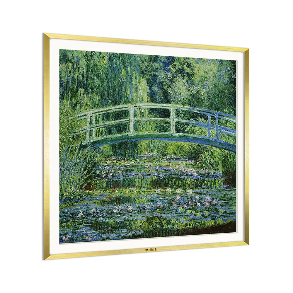 The Japanese Bridge by, Claude Monet Painting