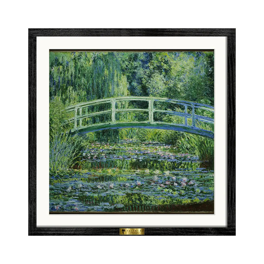 The Japanese Bridge by, Claude Monet Painting