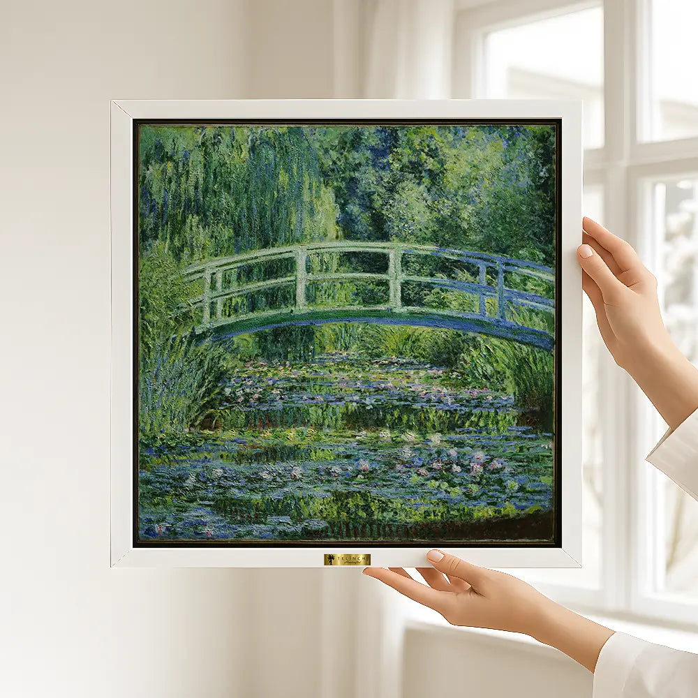 The Japanese Bridge by, Claude Monet Painting