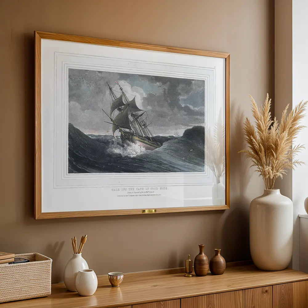 Gale off the Cape of Good Hope by Thomas Daniell