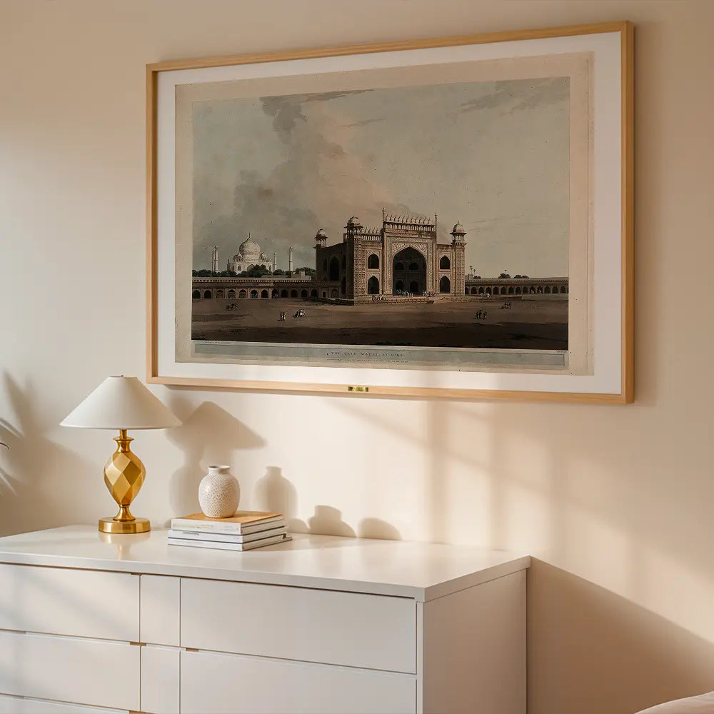 The Taj Mahal, Agra by Thomas Daniell