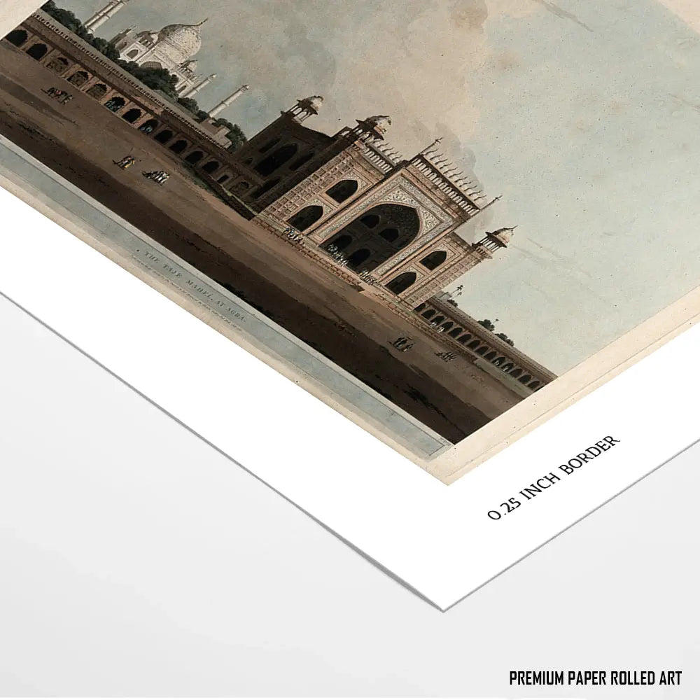 The Taj Mahal, Agra by Thomas Daniell