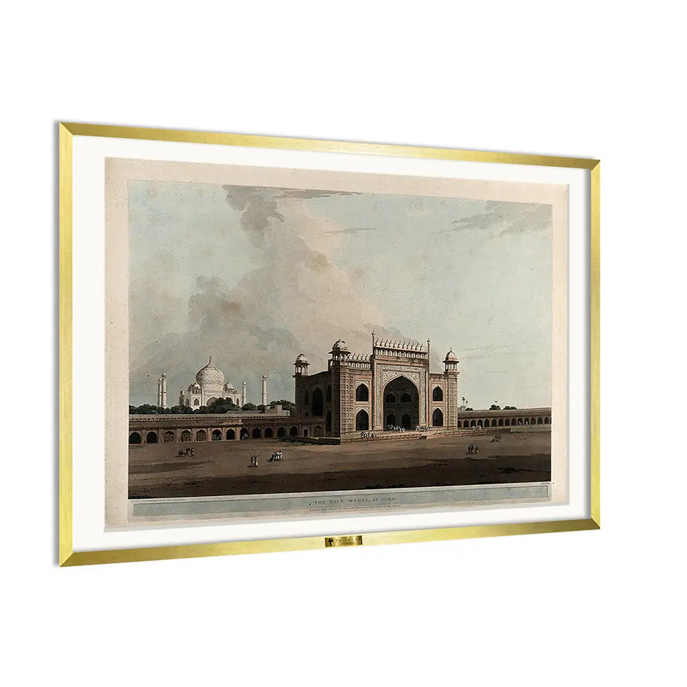 The Taj Mahal, Agra by Thomas Daniell