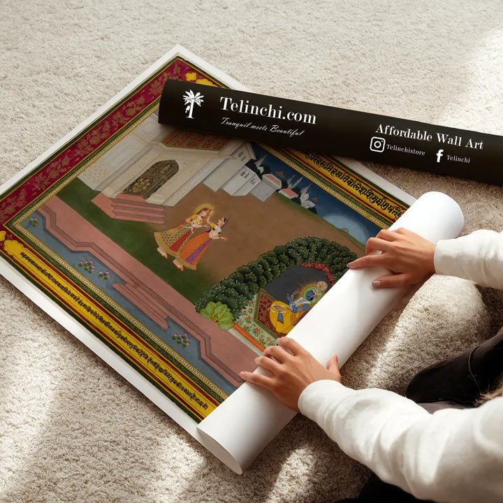 Divine Meeting Scene