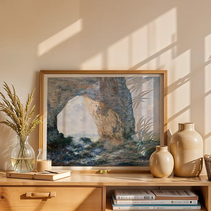 The Manneporte, Étretat by, Claude Monet Art Painting