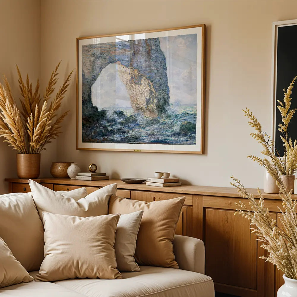 The Manneporte, Étretat by, Claude Monet Art Painting