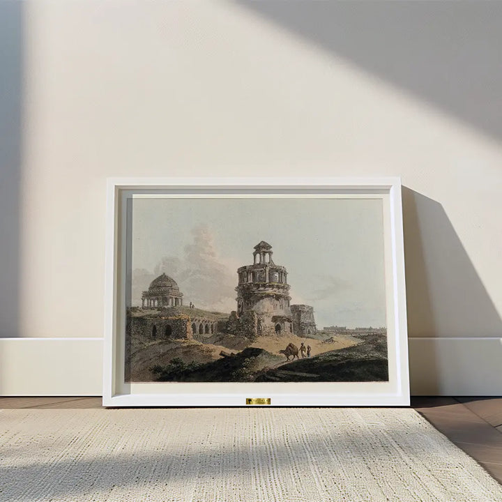 Ruins of a Firoz Shah Kotla, Delhi by William Daniell