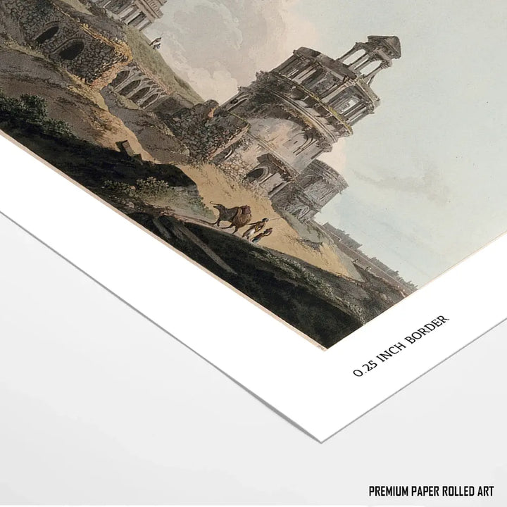 Ruins of a Firoz Shah Kotla, Delhi by William Daniell