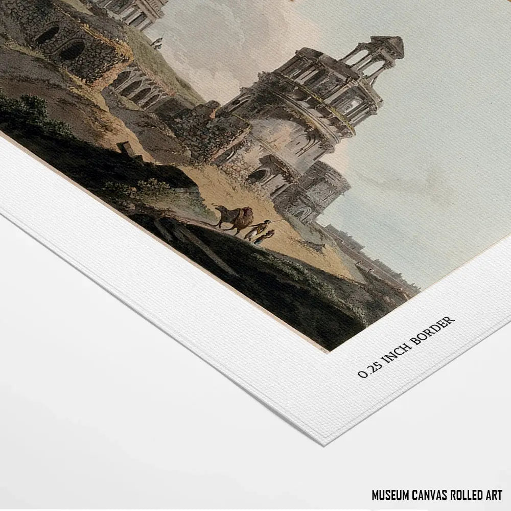 Ruins of a Firoz Shah Kotla, Delhi by William Daniell