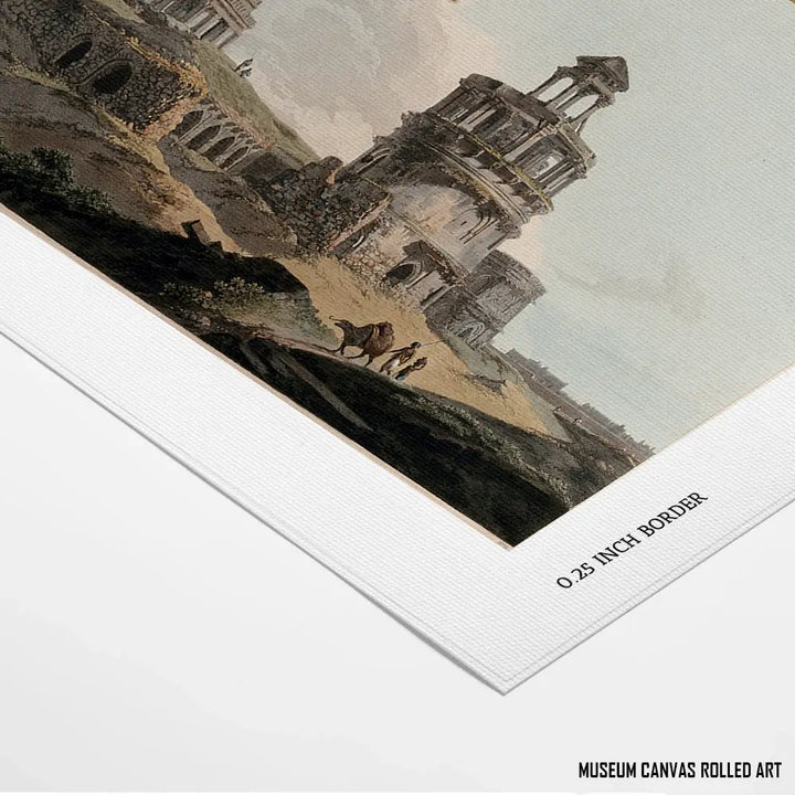 Ruins of a Firoz Shah Kotla, Delhi by William Daniell