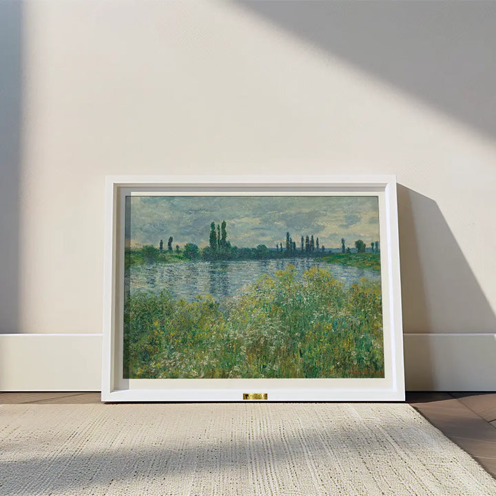 Banks of the Seine, Vétheuil by, Claude Monet Popular Painting