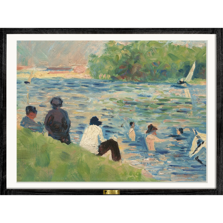 Bathers at Asnières by Georges Seurat