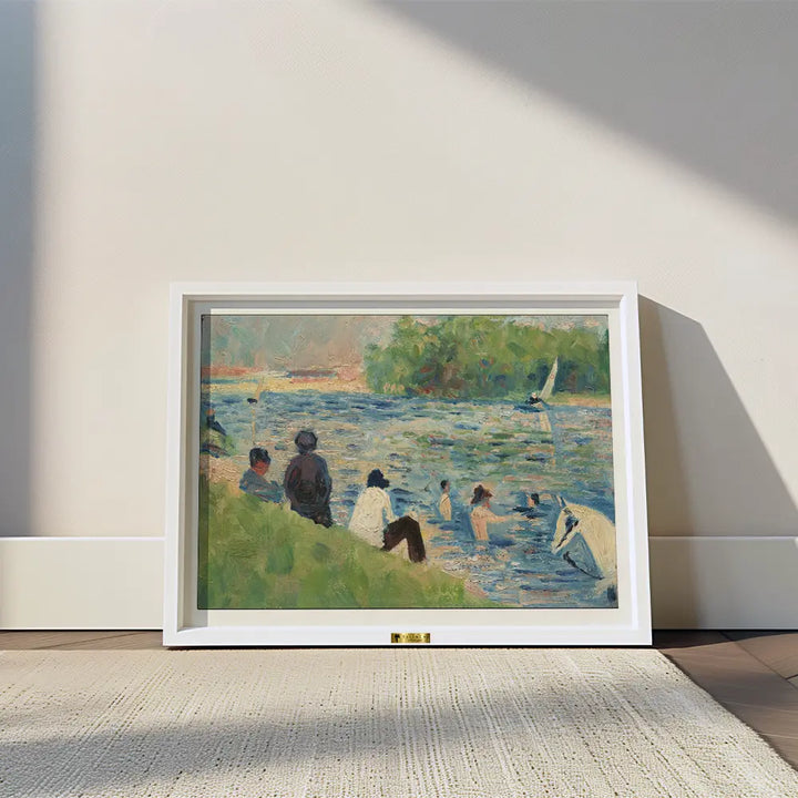 Bathers at Asnières by Georges Seurat