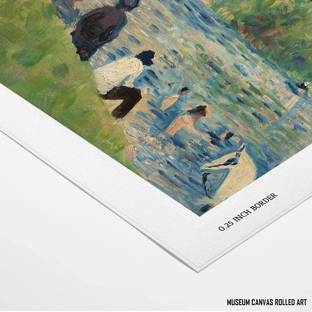 Bathers at Asnières by Georges Seurat