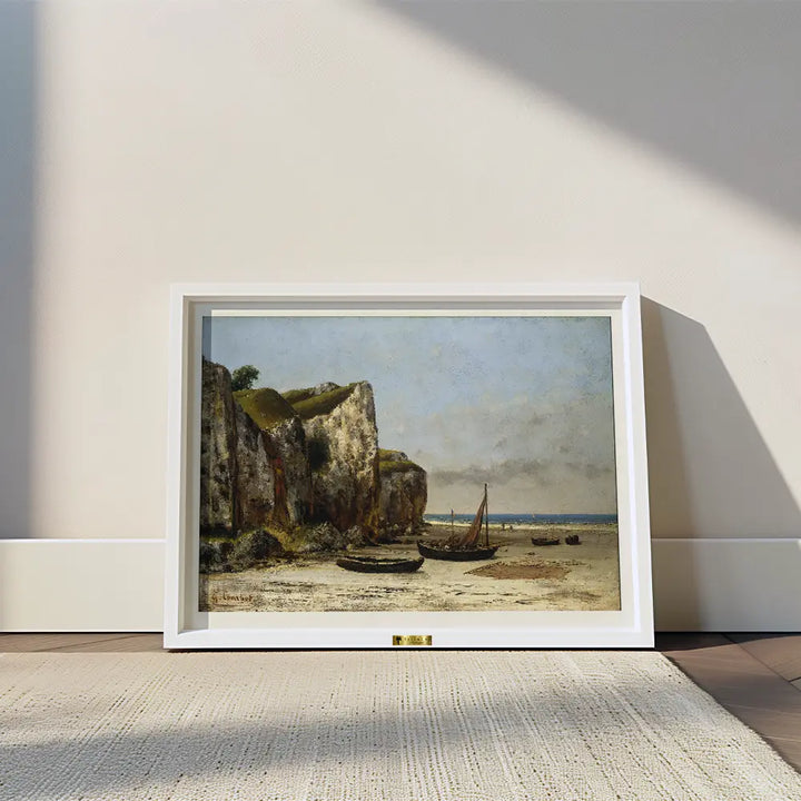Beach in Normandy by Gustave Courbet