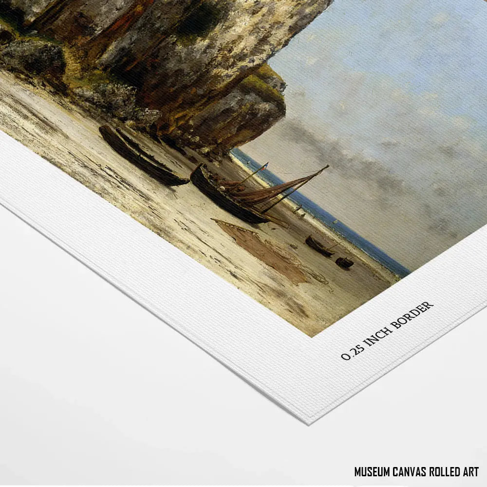 Beach in Normandy by Gustave Courbet