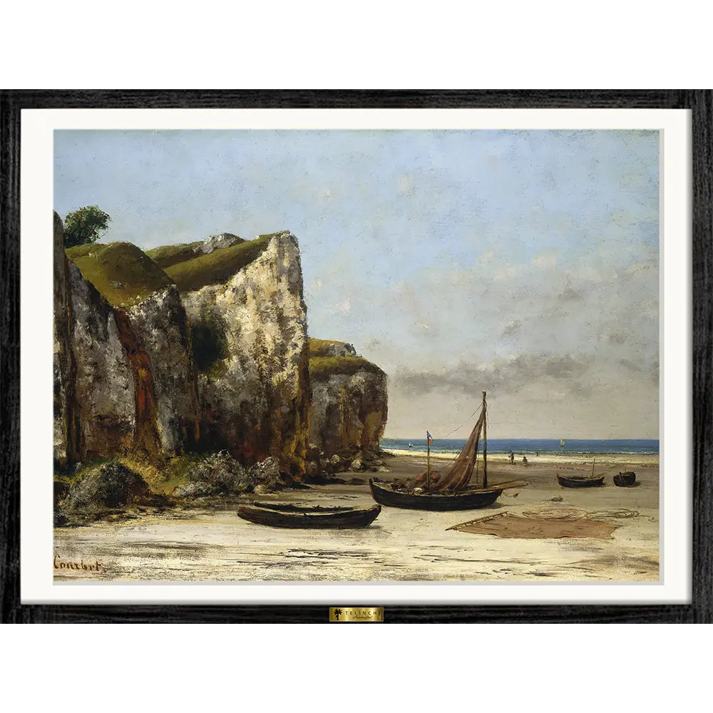 Beach in Normandy by Gustave Courbet