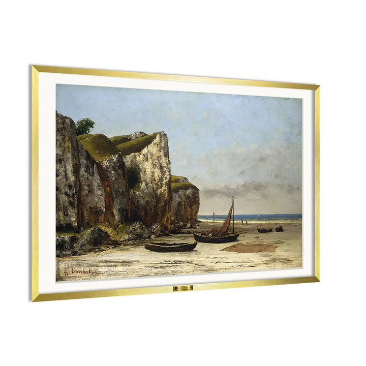 Beach in Normandy by Gustave Courbet