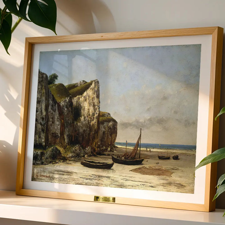 Beach in Normandy by Gustave Courbet