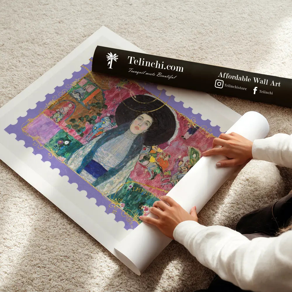 Adele Bloch-Bauer II by Gustav Klimt.